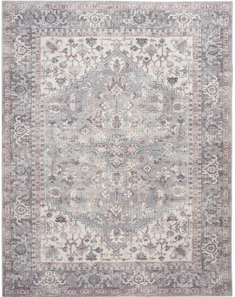 Nicole Curtis Albuquerque Area Rug in Gray by Nourison