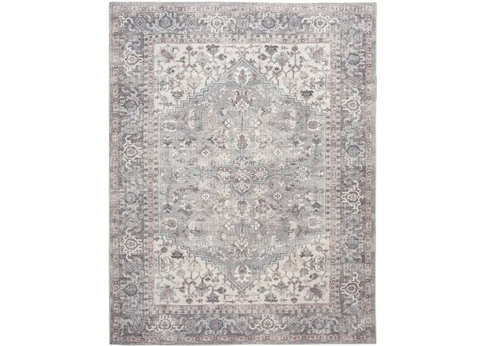 Nicole Curtis Albuquerque Area Rug in Gray by Nourison