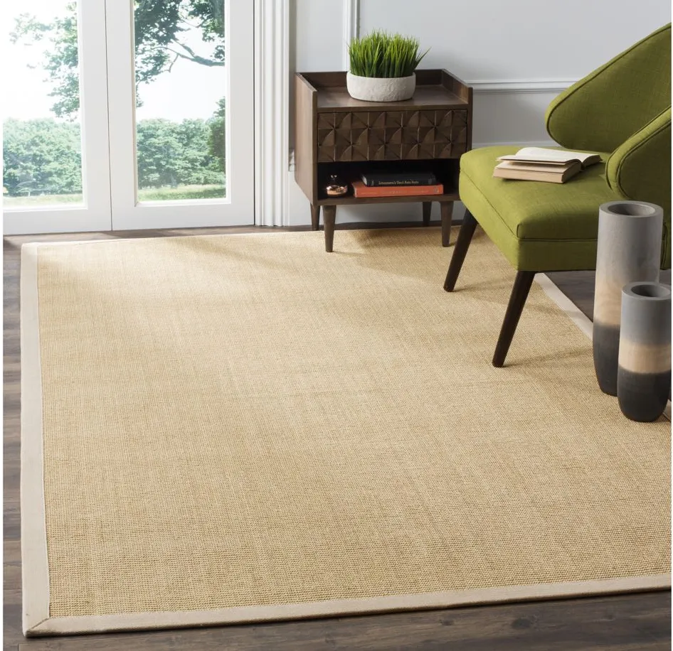 Natural Fiber Area Rug in Maize/Wheat by Safavieh