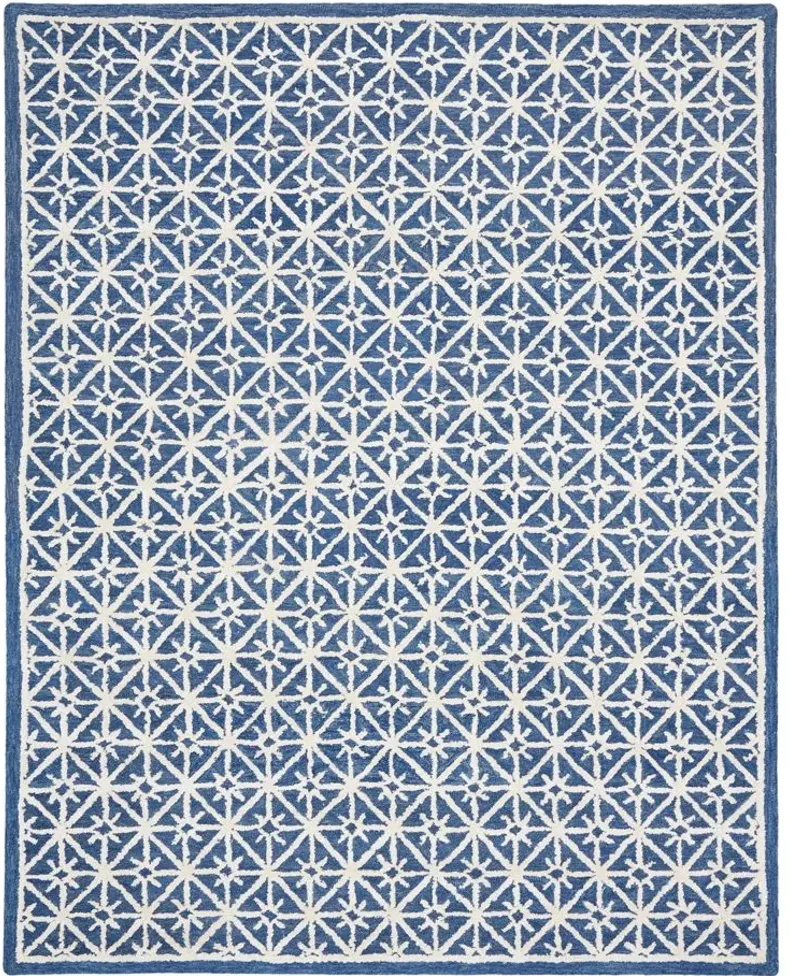 Nicole Curtis Caerthe Area Rug in Blue by Nourison