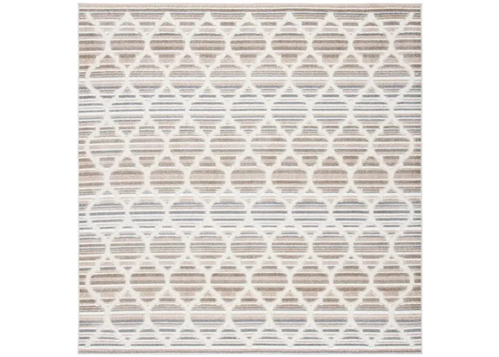 Cabana I Area Rug in Gray & Ivory by Safavieh