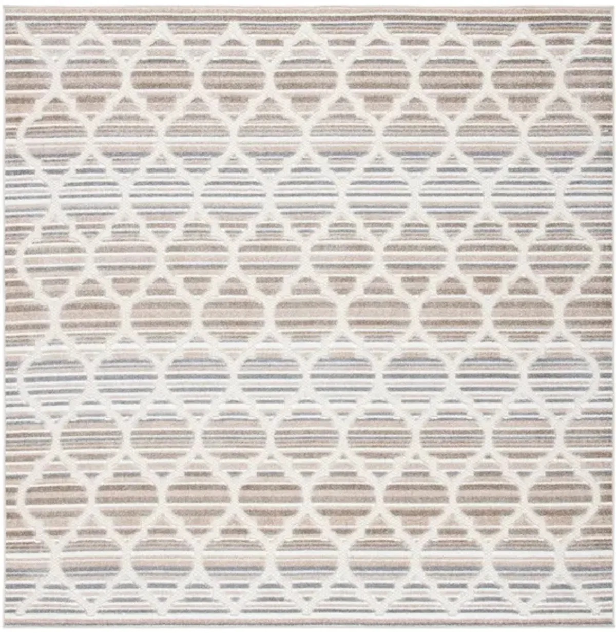 Cabana I Area Rug in Gray & Ivory by Safavieh