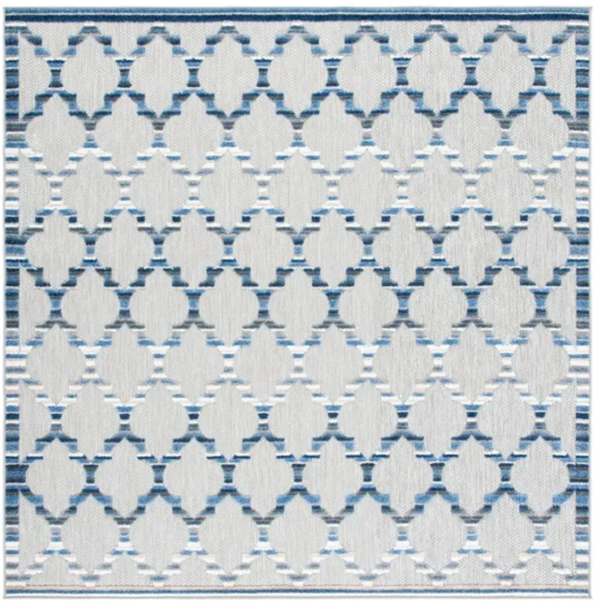 Cabana I Area Rug in Gray & Blue by Safavieh