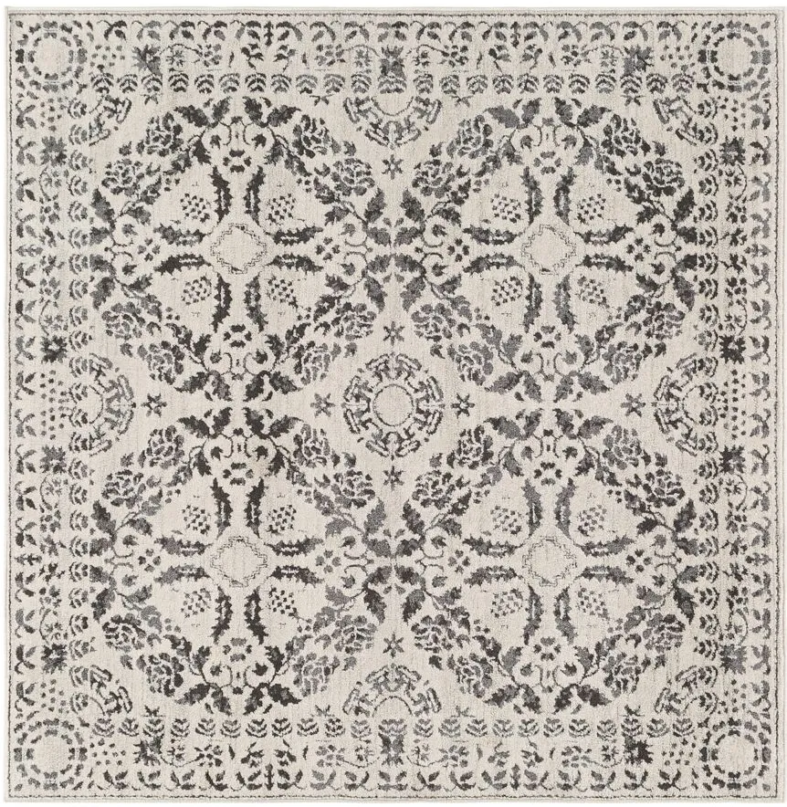 Bahar Area Rug in Medium Gray, Charcoal, Beige, Taupe by Surya
