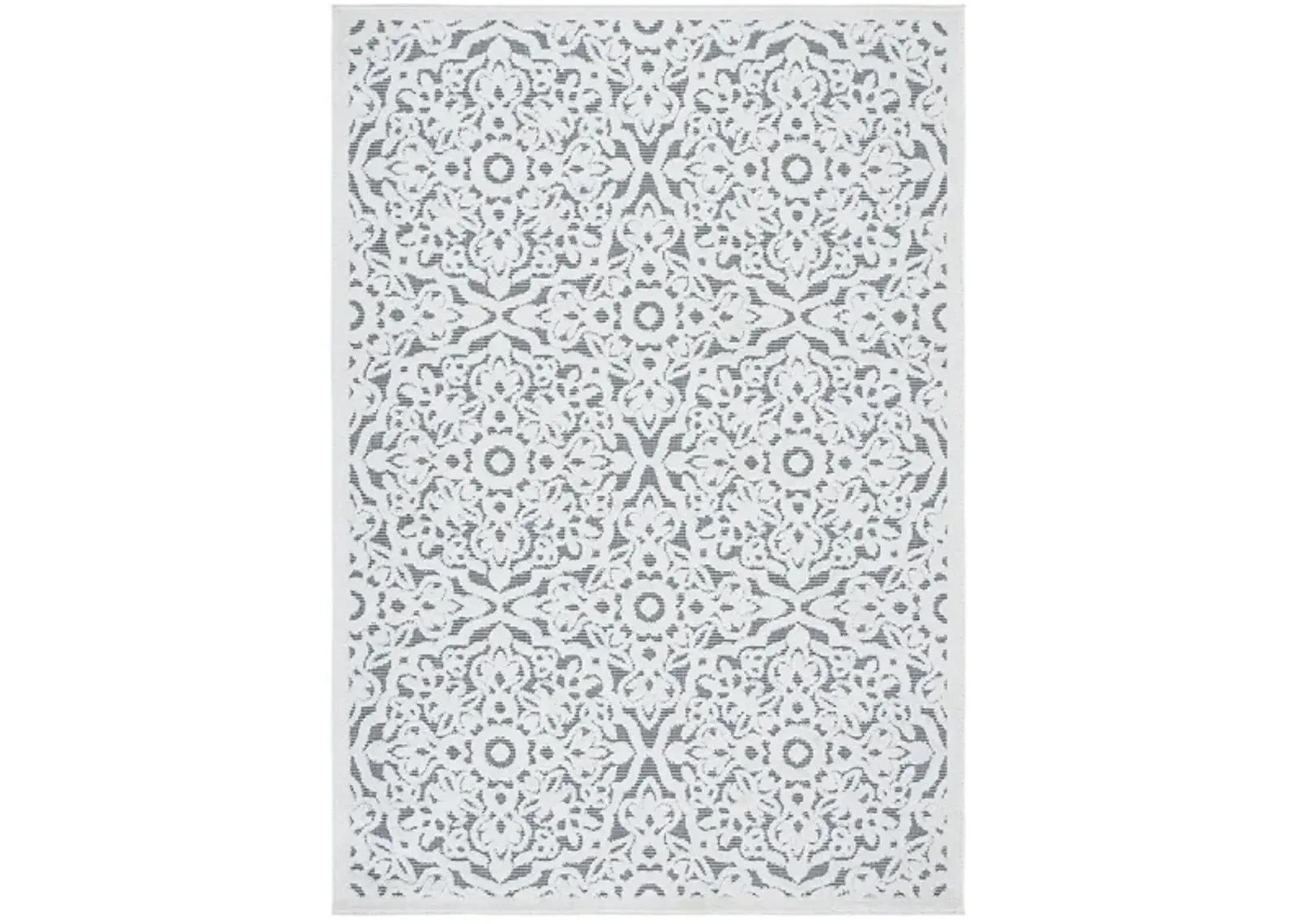 Cabana IV Area Rug in Ivory & Gray by Safavieh