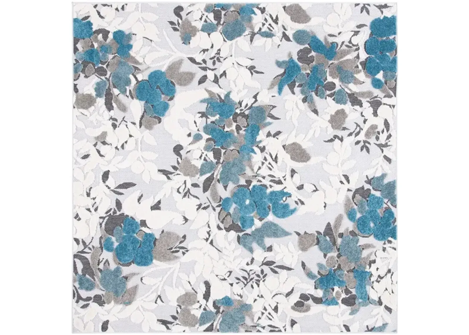 Cabana IV Area Rug in Beige & Blue by Safavieh