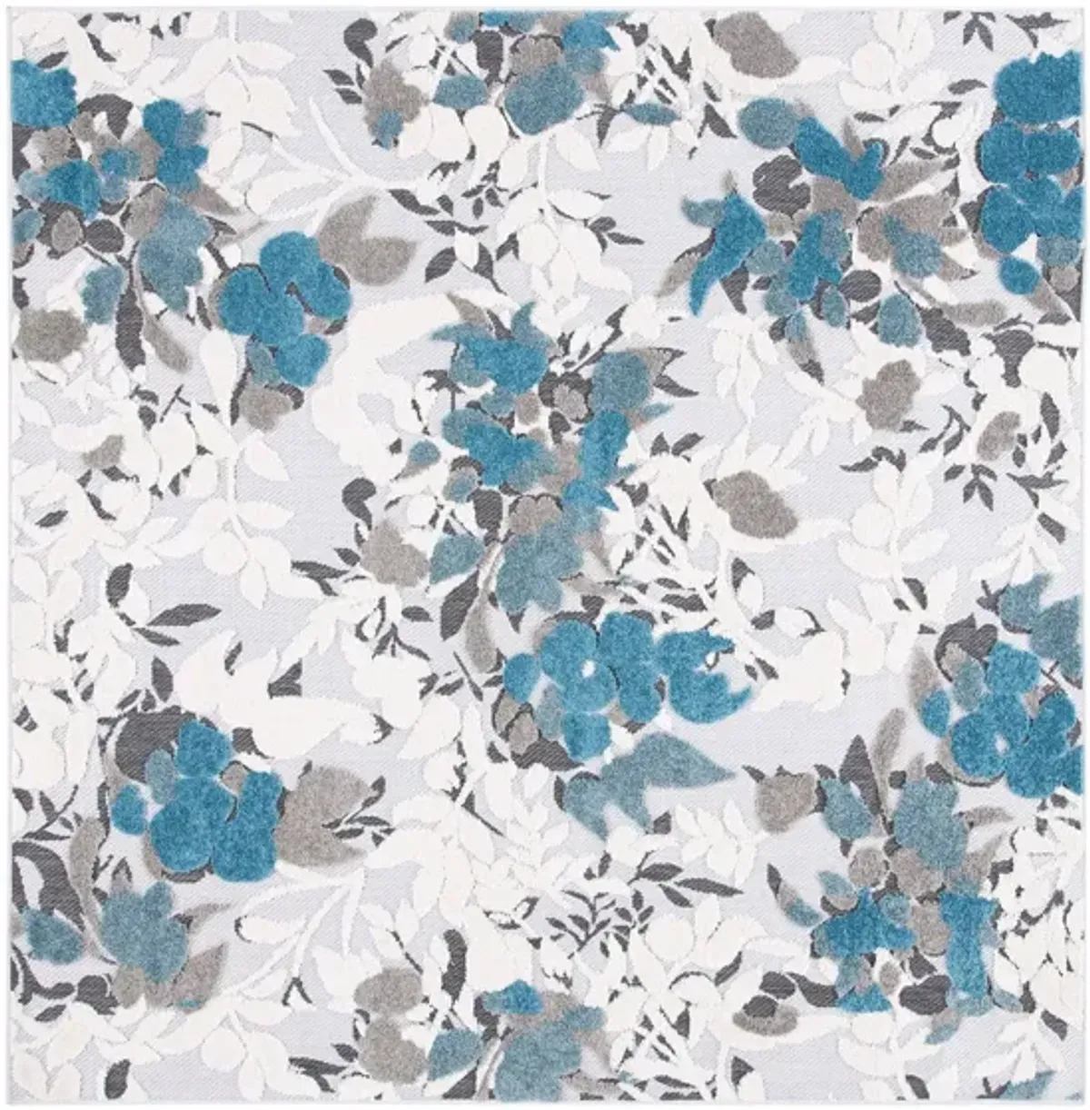 Cabana IV Area Rug in Beige & Blue by Safavieh