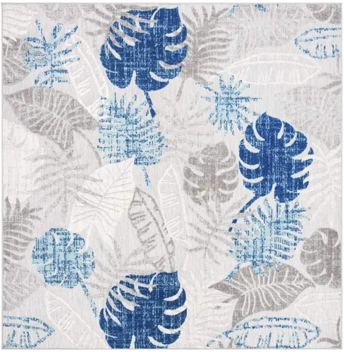 Cabana V Area Rug in Gray & Blue by Safavieh