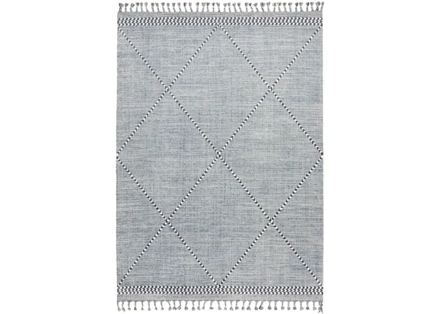 Asilah Area Rug in Light Blue by Nourison