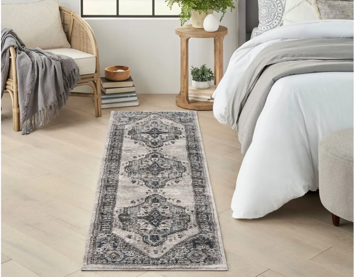 American Kathy Area Rug in Grey by Nourison