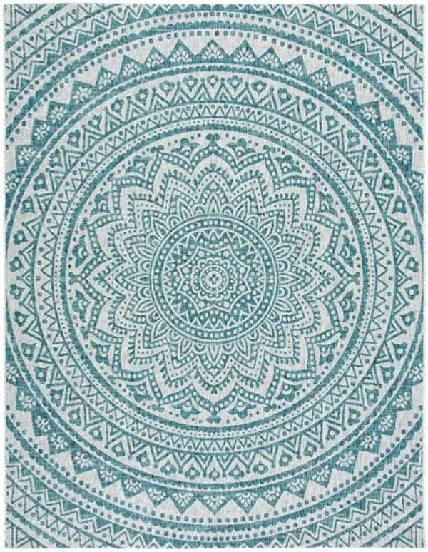 Courtyard Mandala Indoor/Outdoor Area Rug