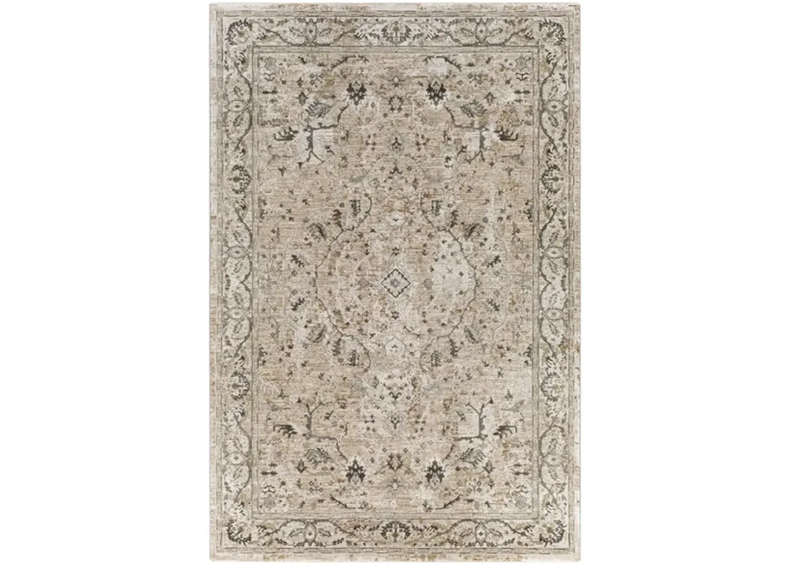 Glynn Malkier Area Rug in Beige, Sage, Dark Green by Surya