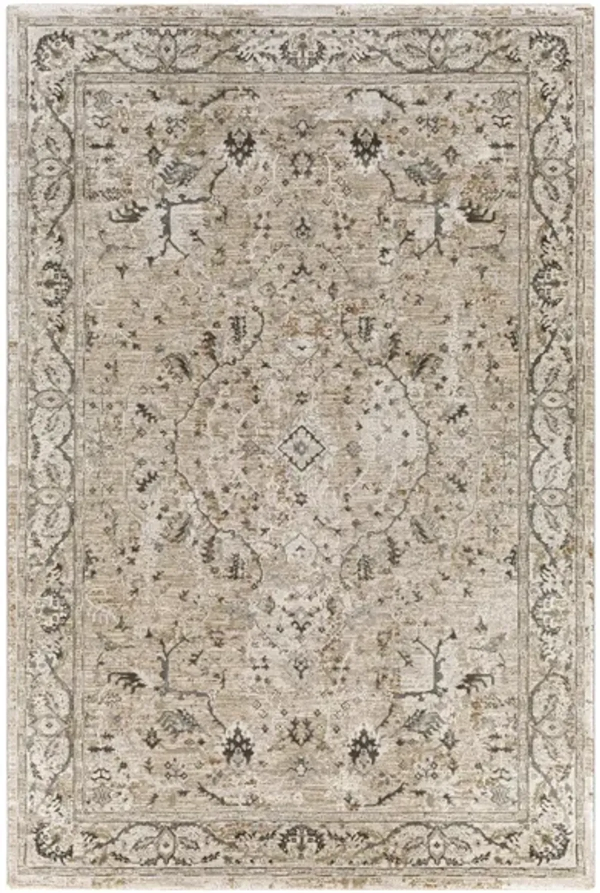 Glynn Malkier Area Rug in Beige, Sage, Dark Green by Surya