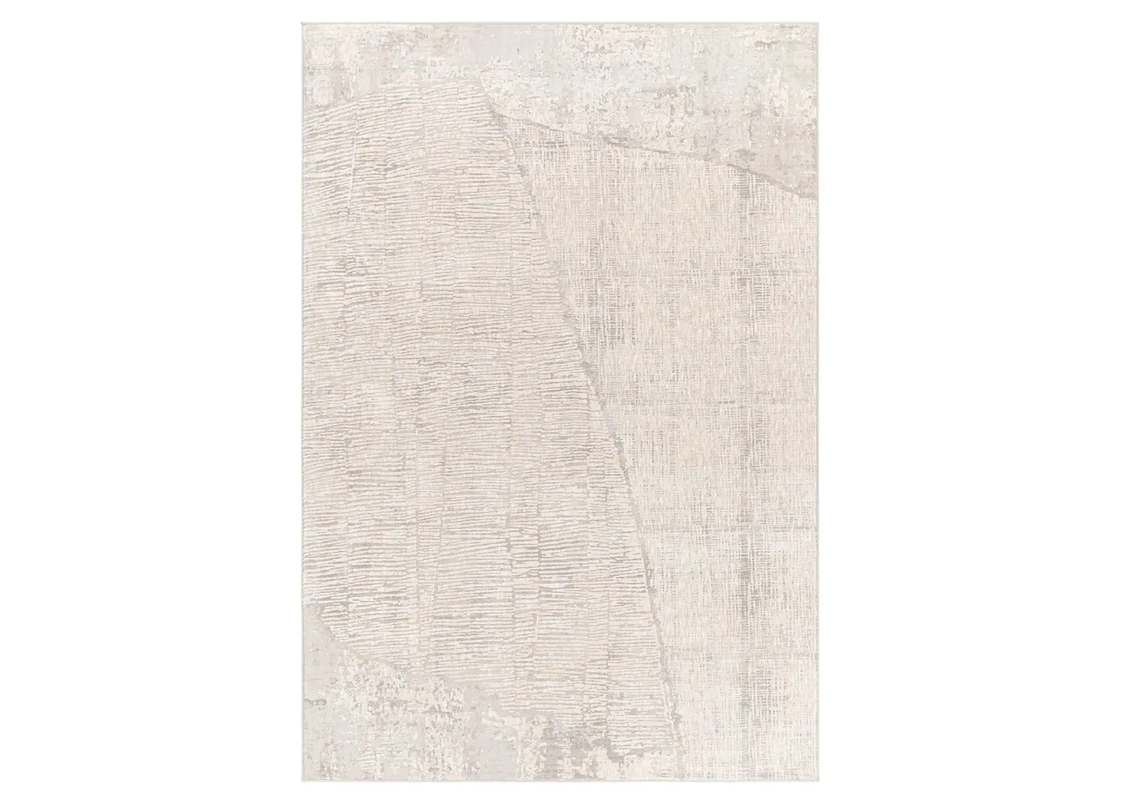 Carmel Rug in Light Gray, White, Taupe, Medium Gray, Ivory by Surya