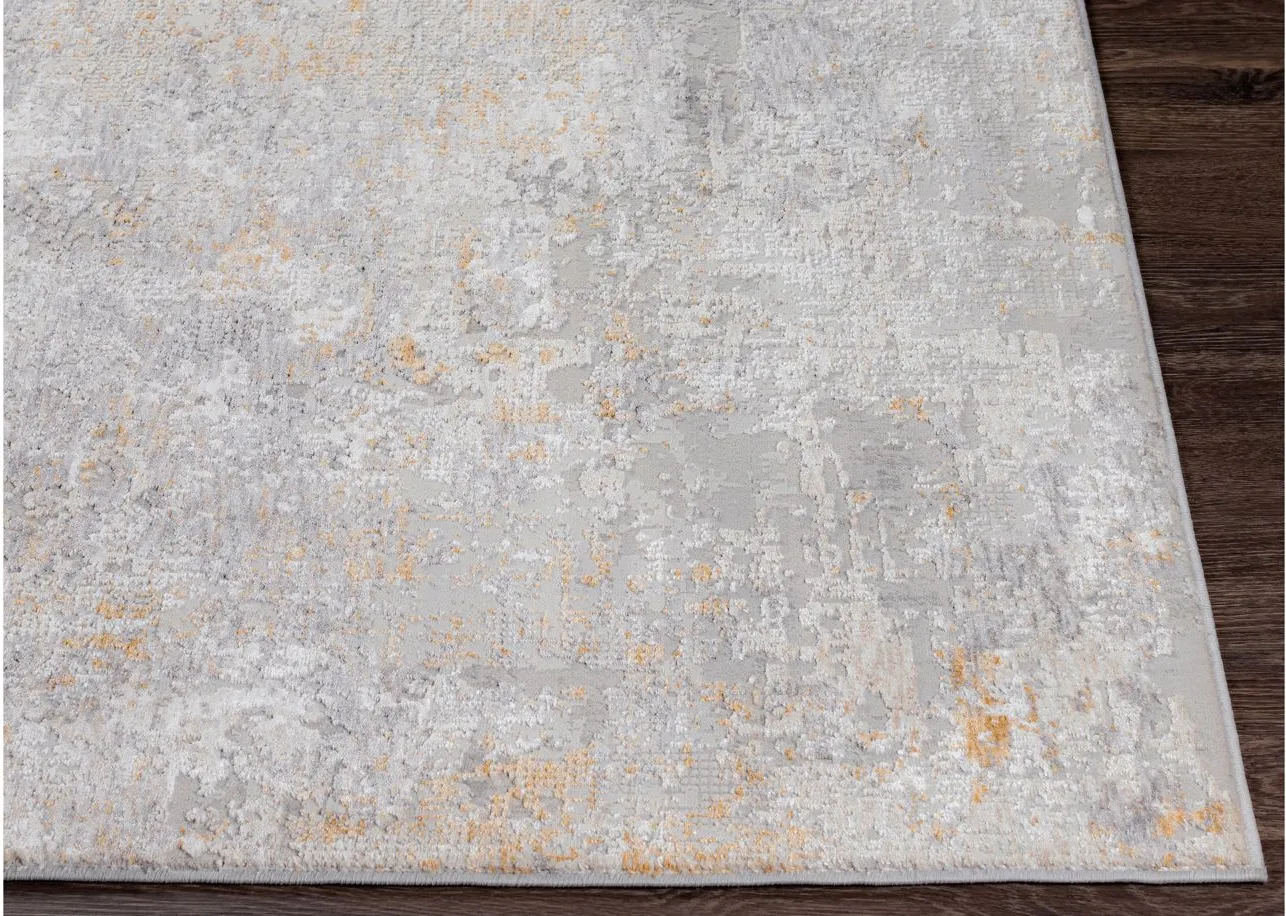 Carmel Rug in Taupe, Light Gray, Mustard, White, Camel by Surya