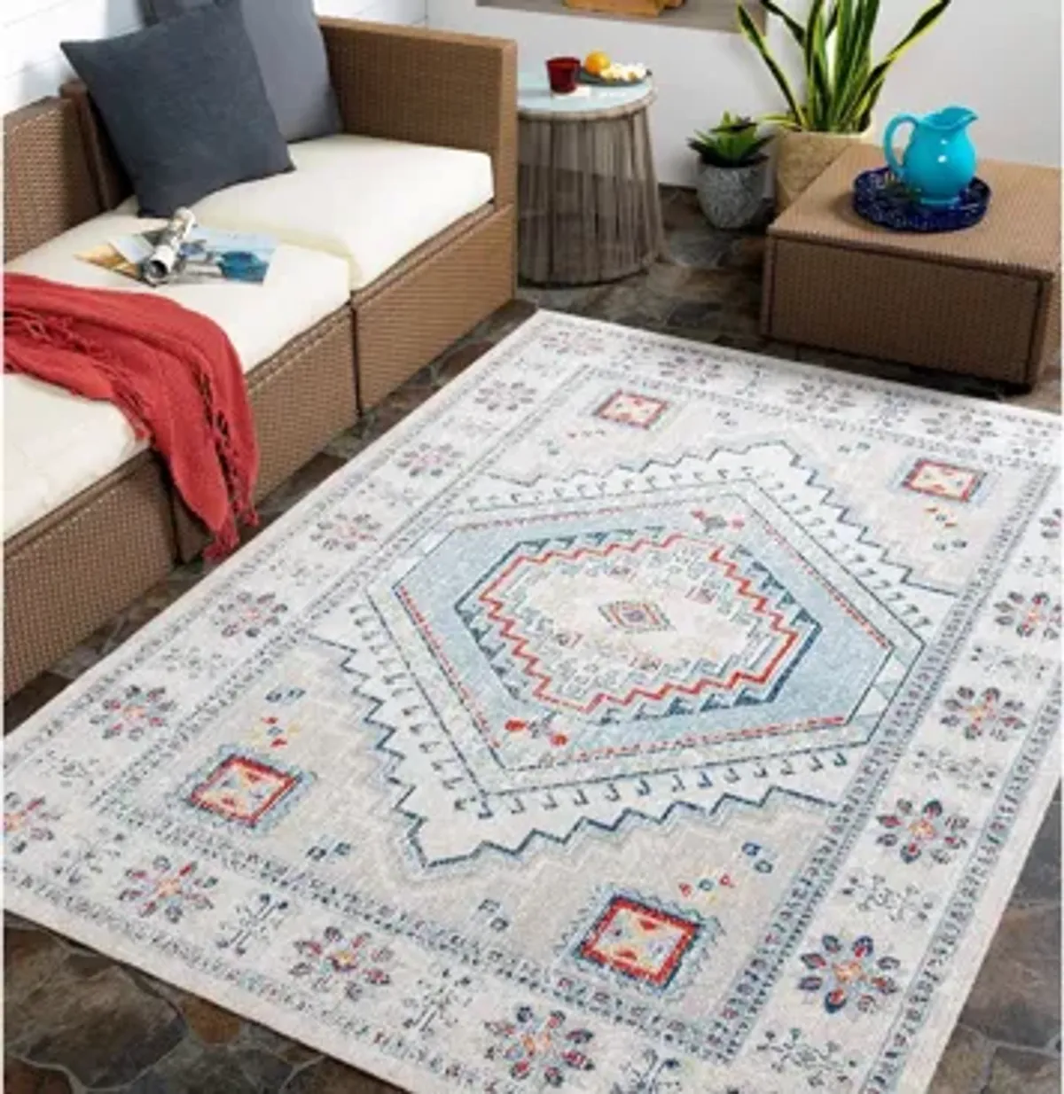 Huntington Beach Roma Indoor/Outdoor Area Rug