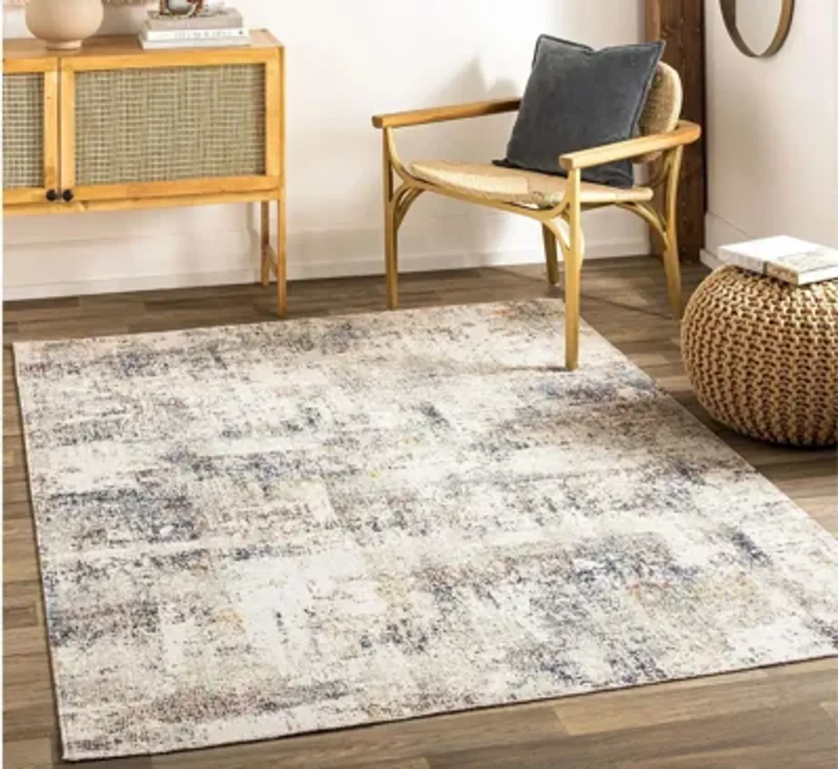 Huntington Beach Moonlight Indoor/Outdoor Area Rug