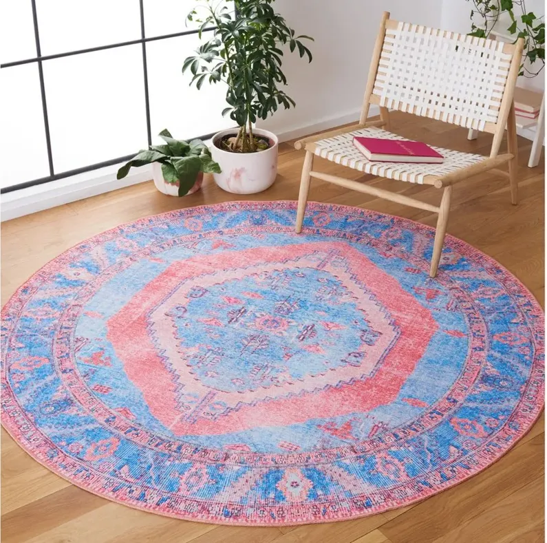 Serapi Area Rug in Light Blue & Beige by Safavieh