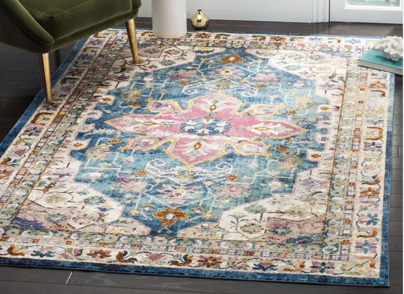 Aurelia Area Rug in Blue / Creme by Safavieh