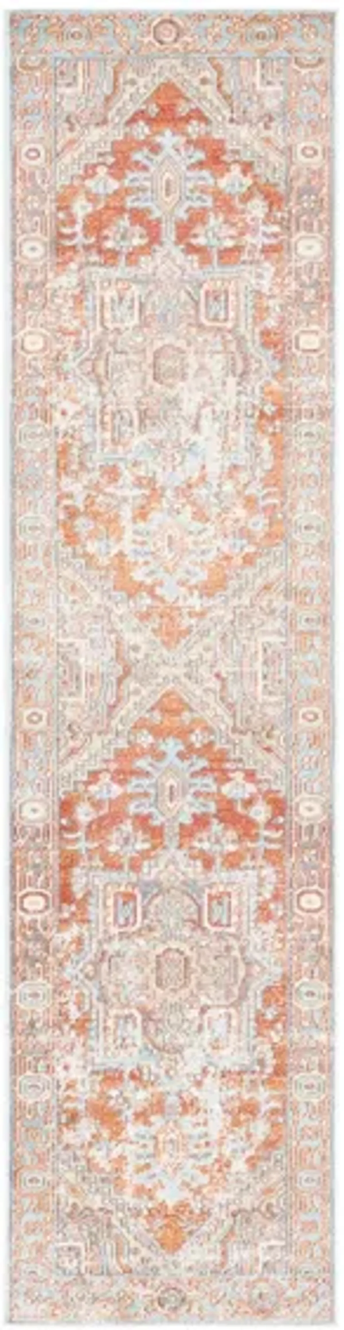 Aeson Area Rug in Rust / Taupe by Safavieh