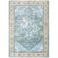 Aiko Area Rug in Green / Blue by Safavieh