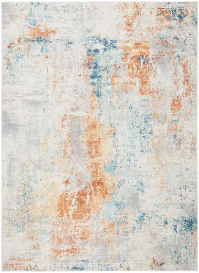 Agnella Area Rug in Ivory / Rust by Safavieh