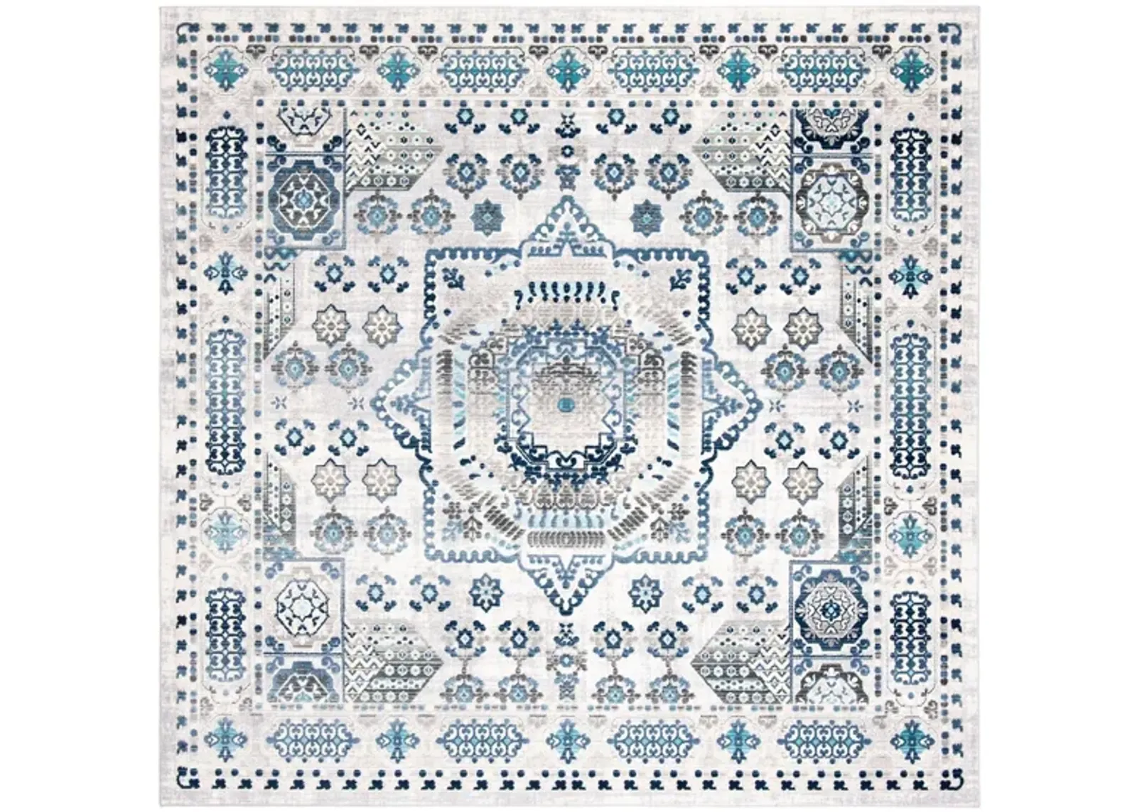 Appan Area Rug in Gray / Blue by Safavieh