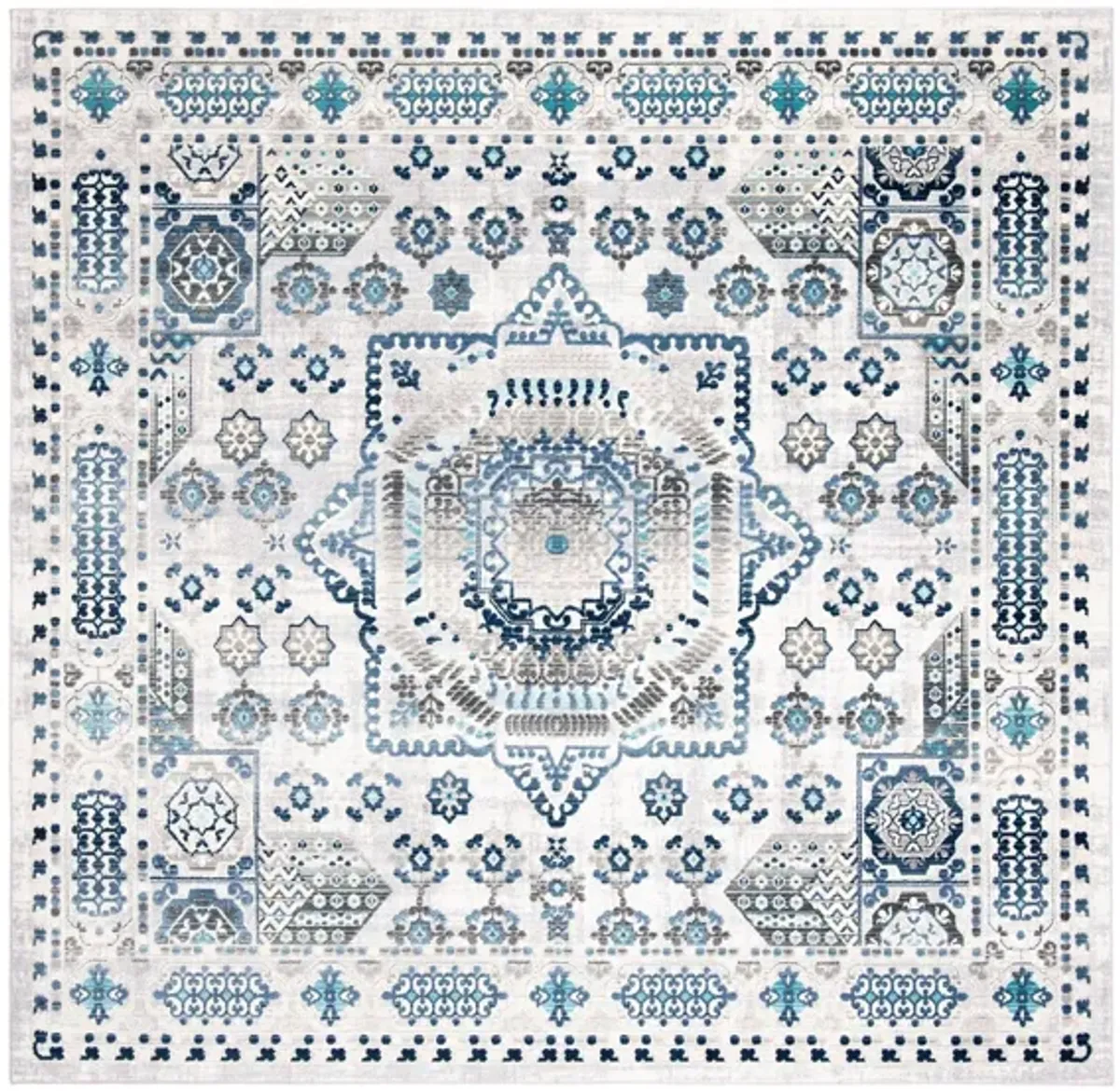 Appan Area Rug in Gray / Blue by Safavieh