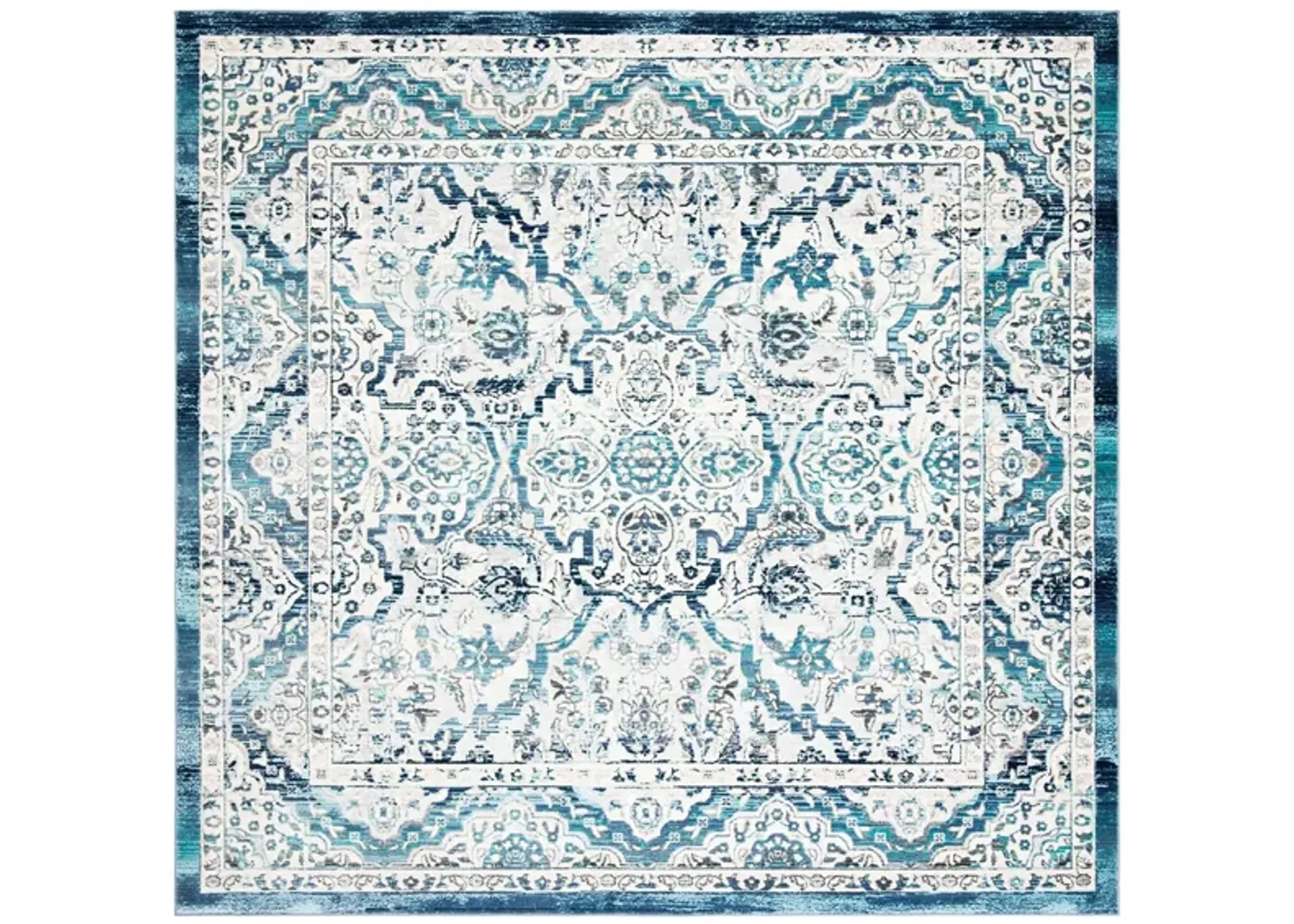 Ashna Area Rug in Ivory / Navy by Safavieh