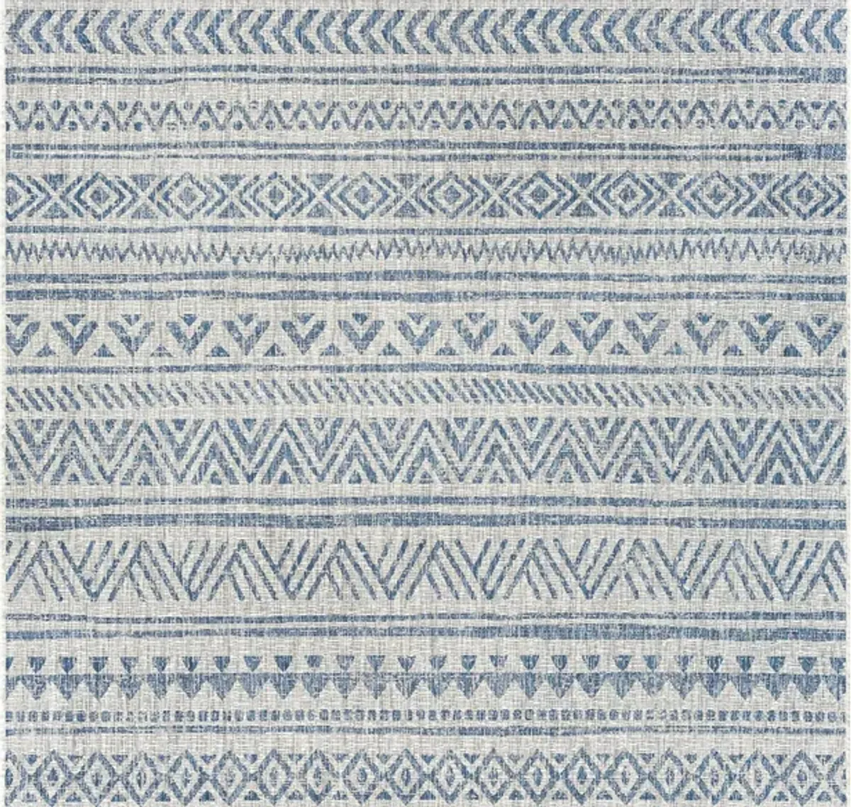 Eagean Area Rug in Denim, Dark Blue, Ink, Light Gray by Surya