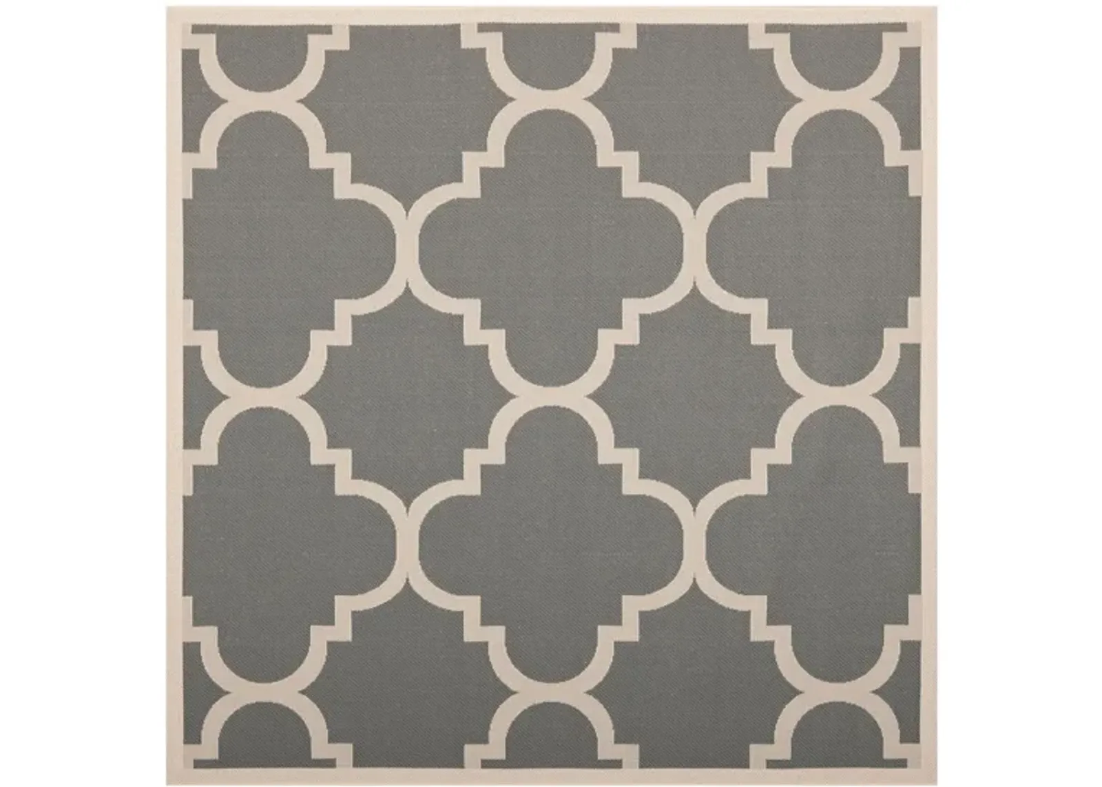 Courtyard Morocco Indoor/Outdoor Area Rug in Gray & Beige by Safavieh