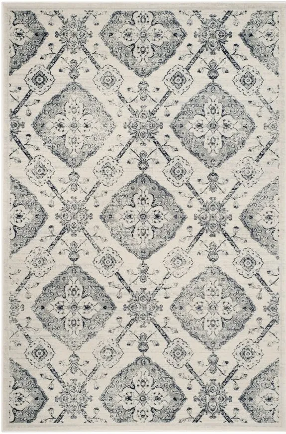 Carnegie Area Rug in Cream / Light Gray by Safavieh