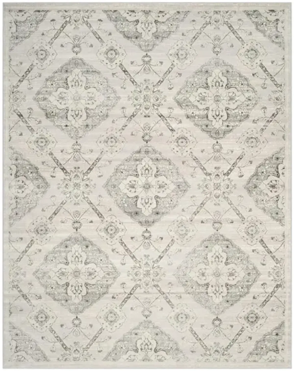 Carnegie Area Rug in Silver / Gray by Safavieh