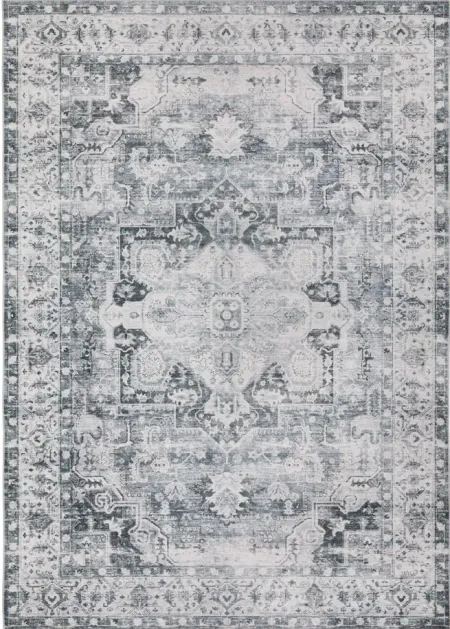 Caldwell Area Rug in Charcoal, Grey by Bellanest