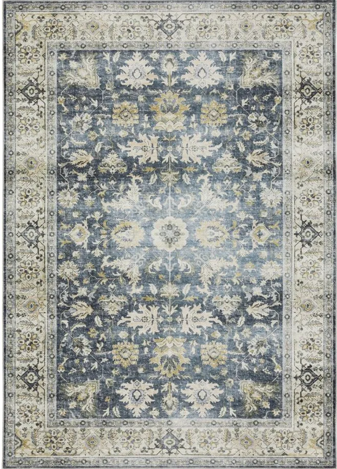 Celeste Area Rug in Charcoal, Gold by Bellanest