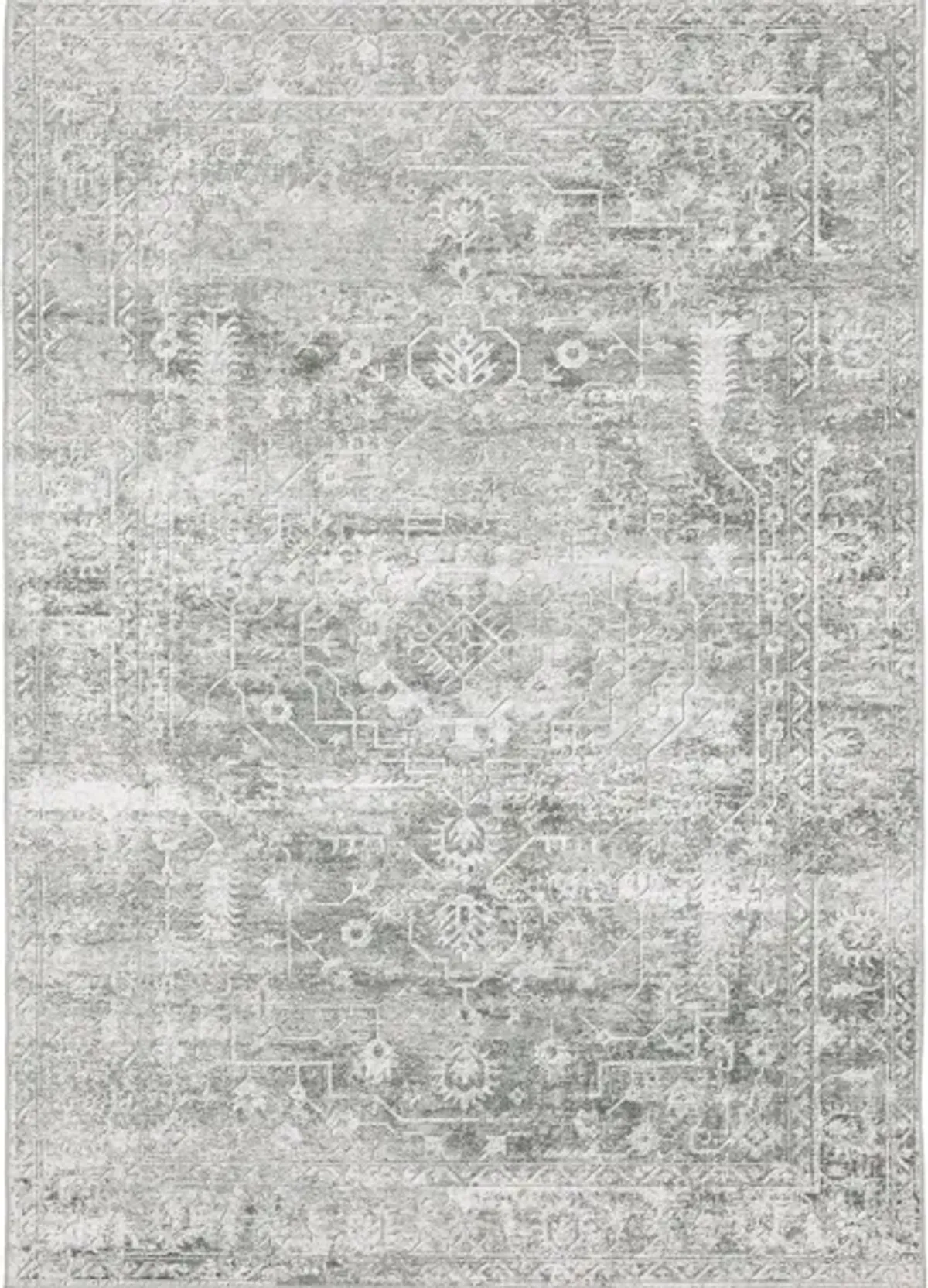 Mason Area Rug in Gray, Ivory by Bellanest