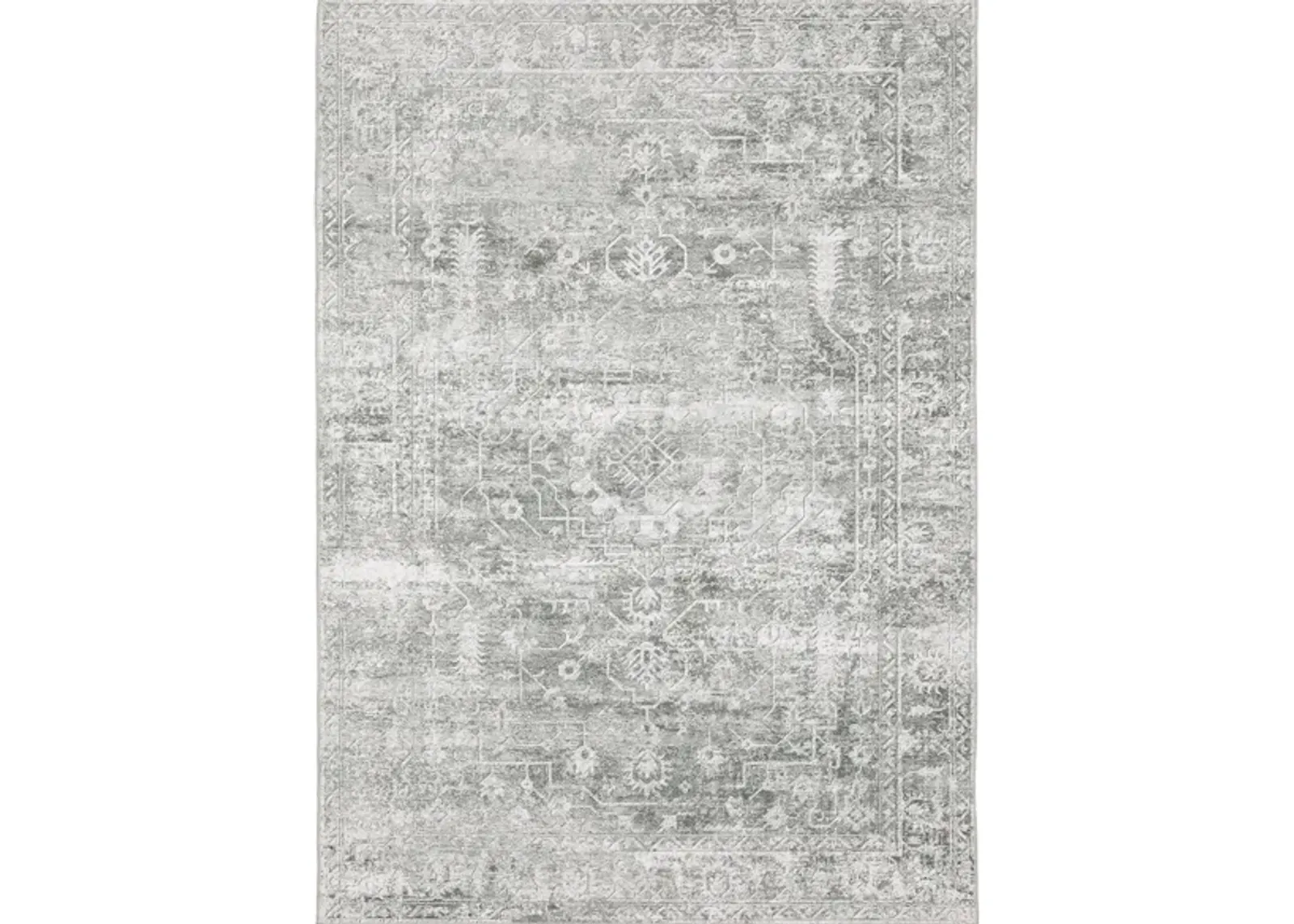 Mason Area Rug in Gray, Ivory by Bellanest