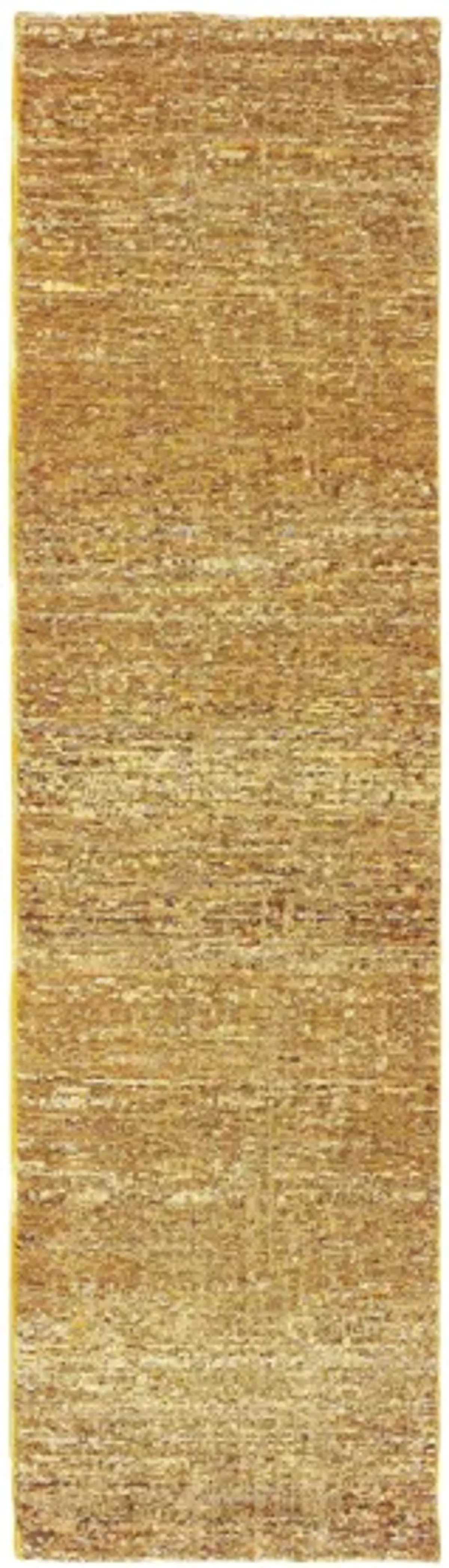 Reed Runner Rug in Gold/Yellow by Bellanest