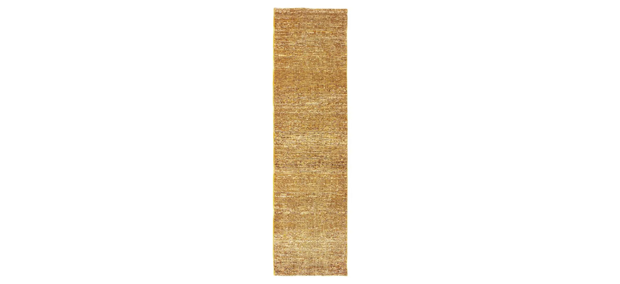 Reed Runner Rug in Gold/Yellow by Bellanest