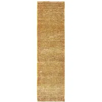 Reed Runner Rug in Gold/Yellow by Bellanest