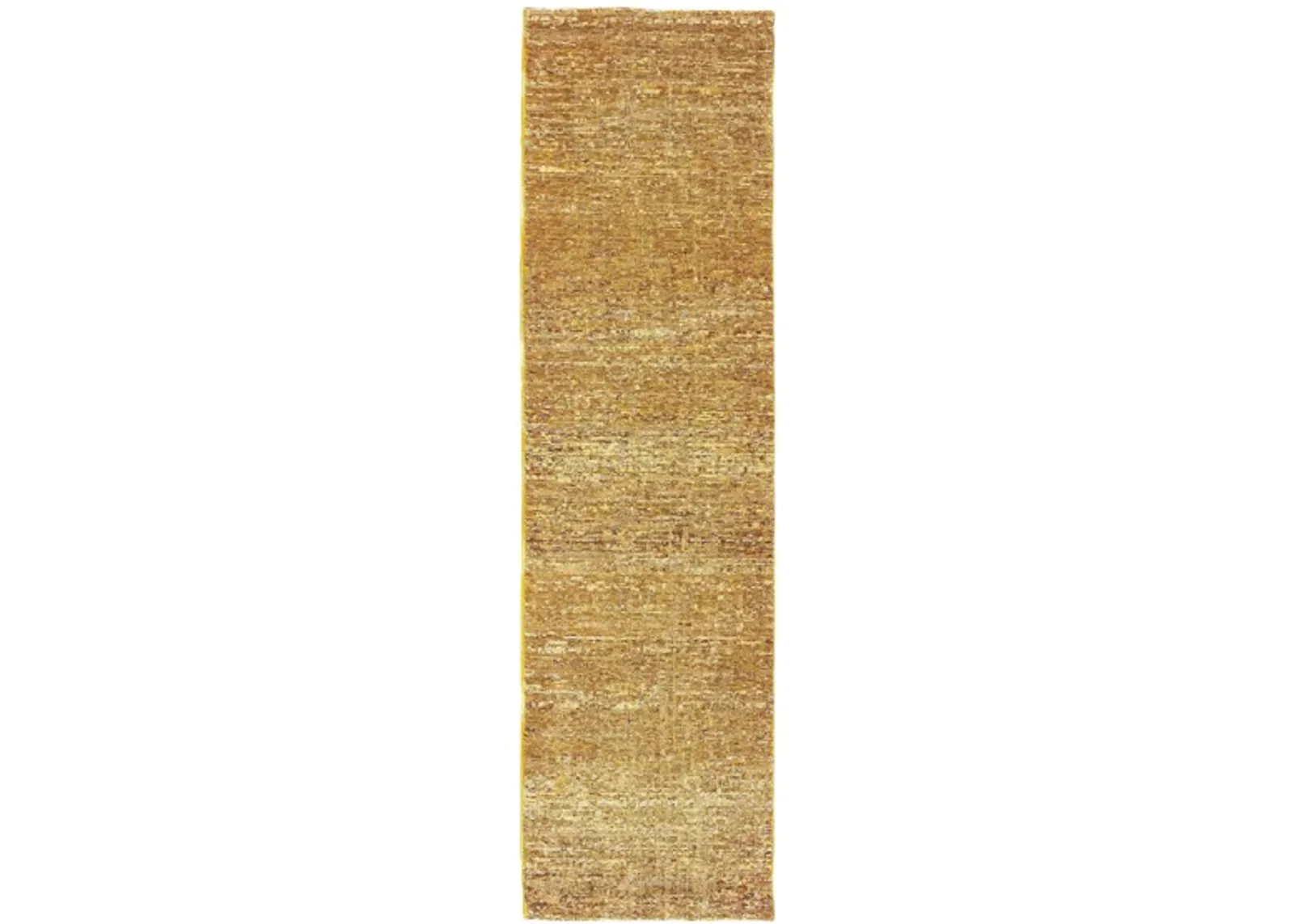 Reed Runner Rug in Gold/Yellow by Bellanest