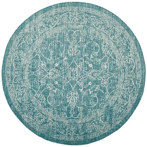 Courtyard Pacific Indoor/Outdoor Area Rug Round