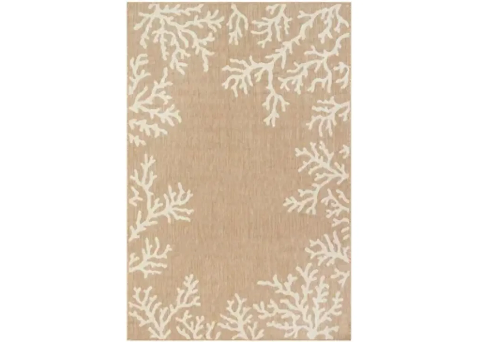 Carmel Coral Border Rug in Sand by Trans-Ocean Import Co Inc