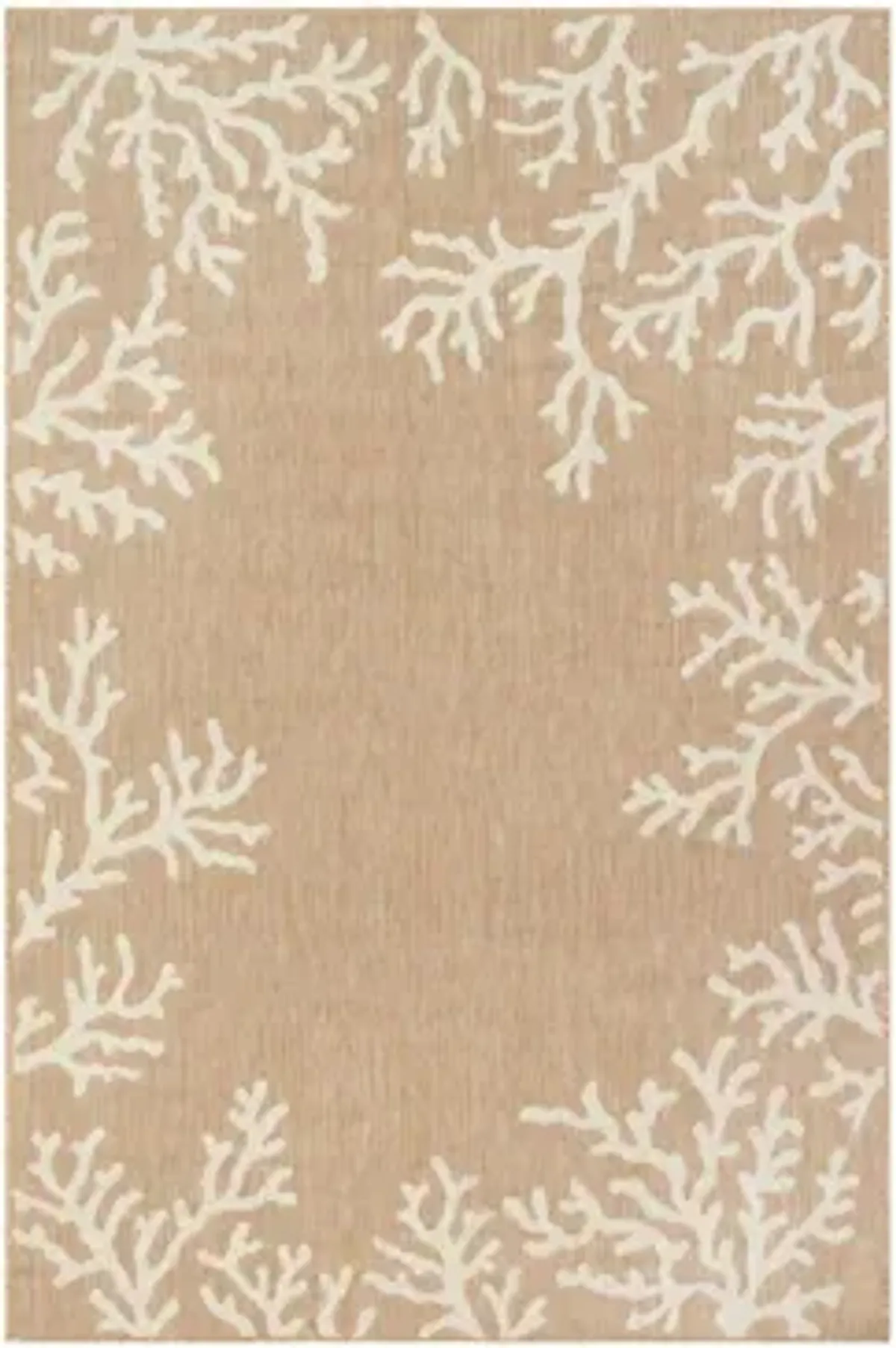 Carmel Coral Border Rug in Sand by Trans-Ocean Import Co Inc