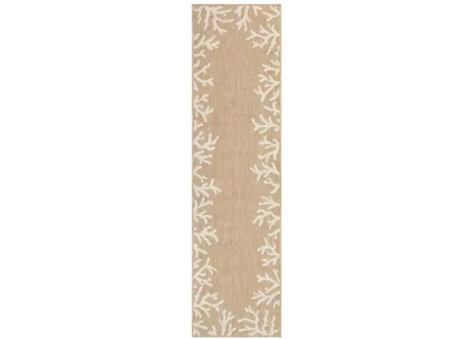 Carmel Coral Border Rug in Sand by Trans-Ocean Import Co Inc