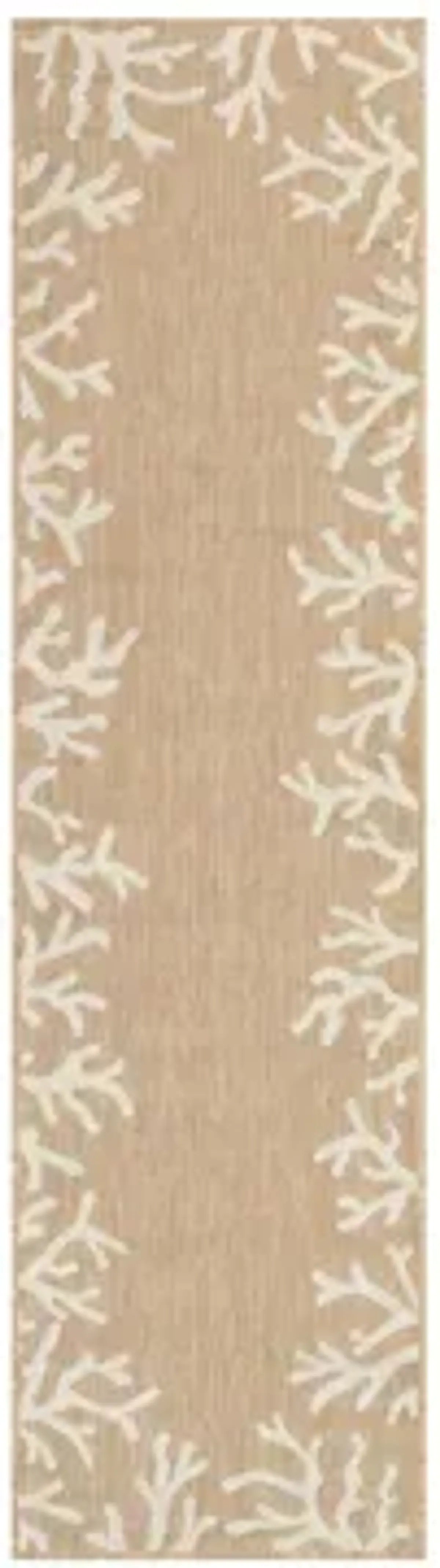 Carmel Coral Border Rug in Sand by Trans-Ocean Import Co Inc