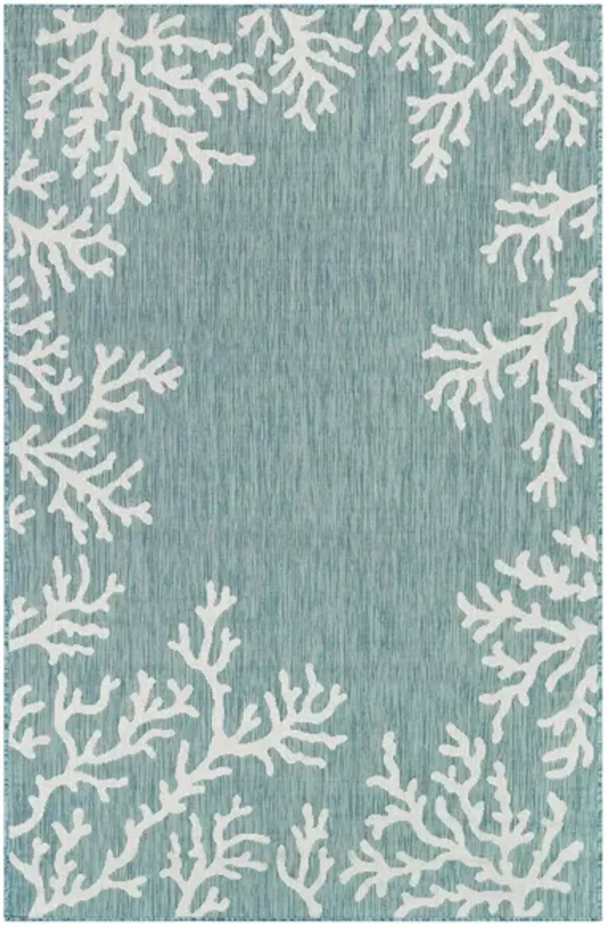 Carmel Indoor/Outdoor Rug in Aqua by Trans-Ocean Import Co Inc