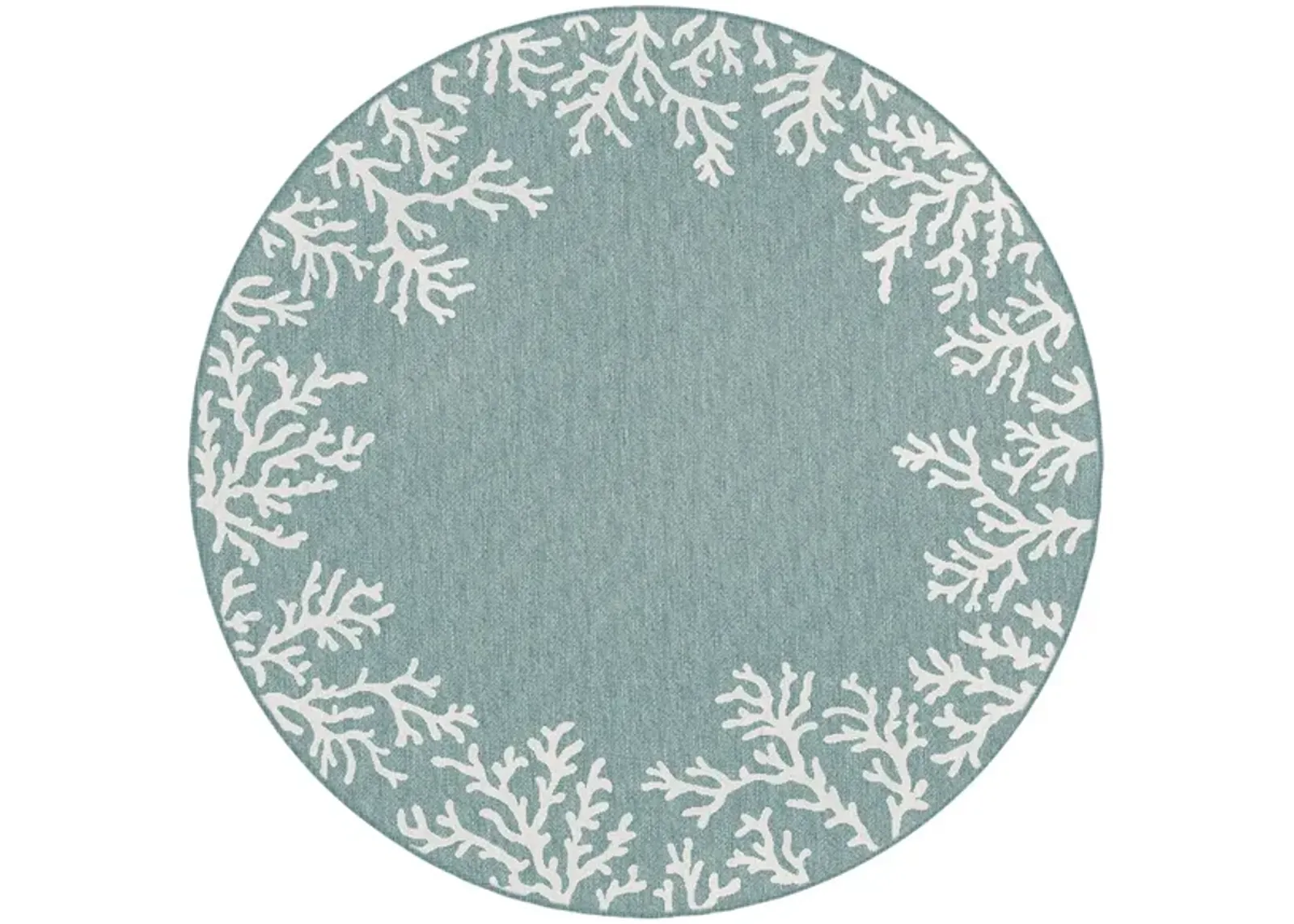 Carmel Indoor/Outdoor Rug in Aqua by Trans-Ocean Import Co Inc