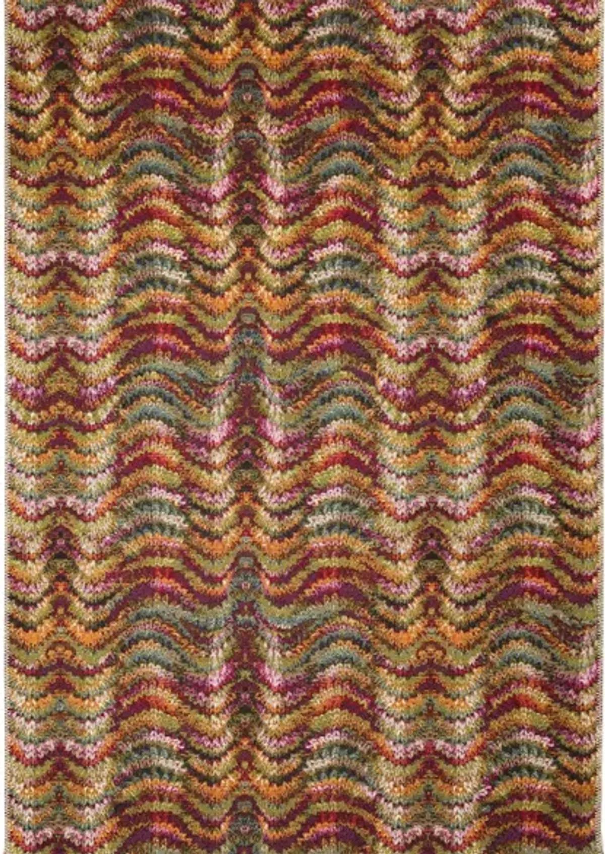 Marina Ripple Indoor/Outdoor Rug in Multi by Trans-Ocean Import Co Inc