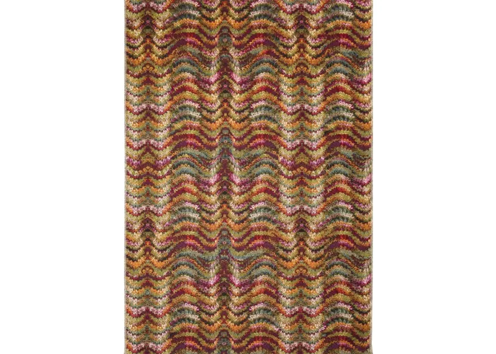 Marina Ripple Indoor/Outdoor Rug in Multi by Trans-Ocean Import Co Inc